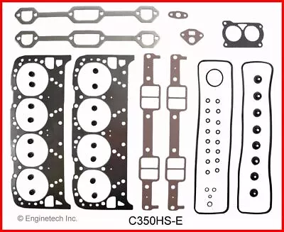 Head Gasket Set With Head Bolts For 84-96 Chevrolet Corvette 5.7L/350 OHV Vin P • $125.71