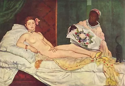Olympia #1 By Édouard Manet Giclee Fine Art Print Reproduction On Canvas • $49.95