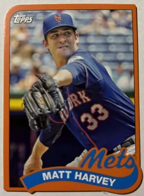 2014 Topps 1989 Topps Die Cut Minis Matt Harvey #TM-44 New York Mets • $0.99