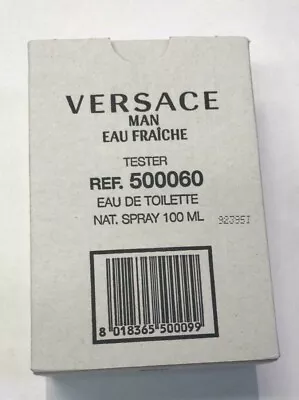 Versace Man Fraiche 3.4oz/100ml Eau De Toilette Spray (Tester) - No Cap • $62.18