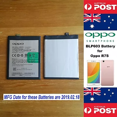 BLP603 GENUINE Battery For OPPO R7S 3070mAh Good Quality - Local Seller! • $28