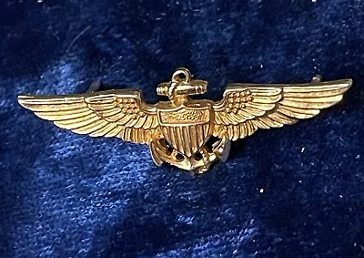 Vintage Miniature Navy Aviator Wings (1.5  10k GF) • $49.99