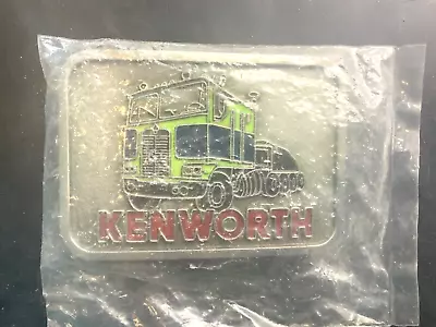 Vintage Kenworth Belt Buckle Trucks 1970s Sealed Unopened Tractor Trailer Red Gr • $32.99