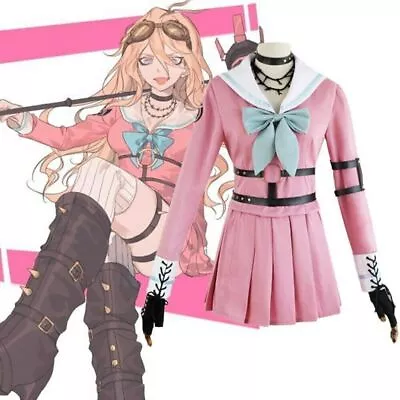 Danganronpa V3 Killing Harmony Iruma Miu Cosplay School Uniform Dress Partywear • $119.76