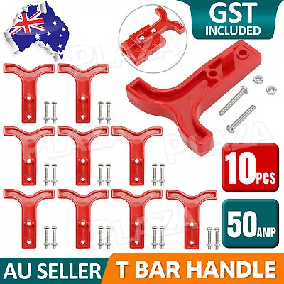 10PCS Red T Bar Handle For Anderson Style Plug Connectors Tool 50AMP 12-24V AU • $6.95