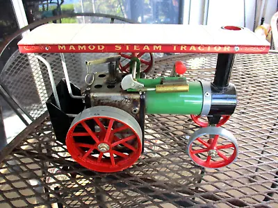 Mamod Steam Tractor TE-1A Tractor Engine Original With Roof  Green Body Unboxed • $225