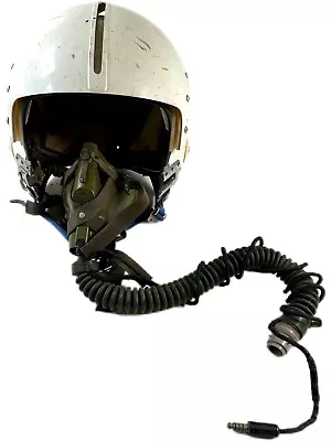 Vietnam Era US Navy Flight Helmet W/ USAF MBU-5/P Oxygen Mask Regular Narrow USA • $1000