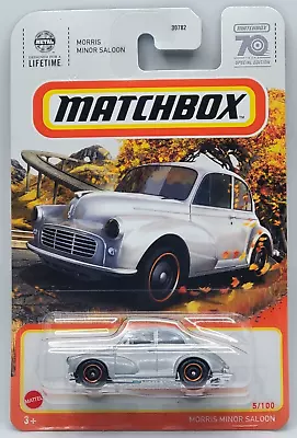 2023 Matchbox Silver Morris Minor Saloon #5 • $1.99