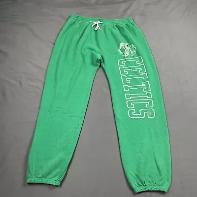 Vintage Boston Celtics Sweatpants Green XL Hanes 1980s VTG 80s NBA • $34.99