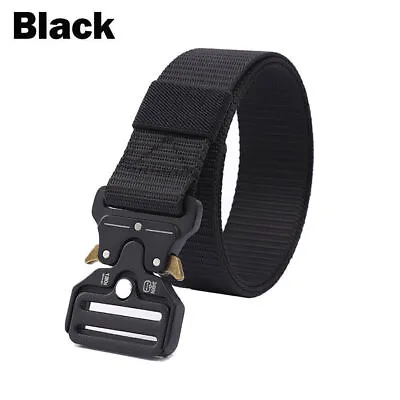 MEN Casual Military Tactical Army Adjustable Quick Release Belts • $5.95