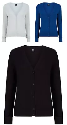 £14.99 • Buy New Ladies Cardigan Full Sleeve Knit Knitted Cardi Cover Up For Women - V Neck