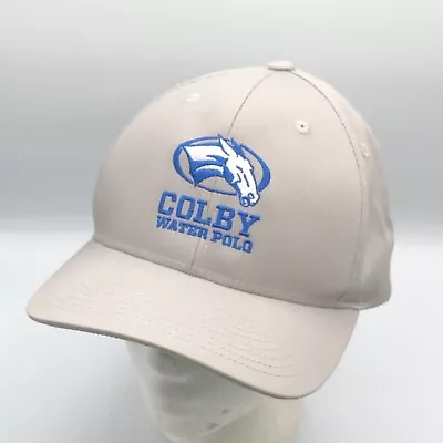 Colby College Mules Water Polo Hook & Loop Adjustable Gray Baseball Hat Cap • $19.99