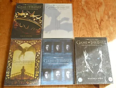 Game Of Thrones - UK DVD Boxsets - Seasons 2 3 5 6 & 7 -  VGC • £16