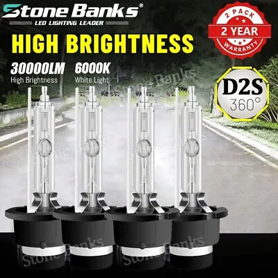 Pair D2S D2C D2R HID Xenon Replacement Headlight Bulbs High/Low Beam 6000K 8000K • $10.99