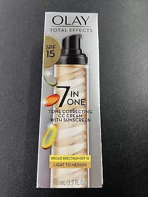 Olay Total Effects 7-In-1 Tone Correcting Uv Moisturizer Cream 1.7 Fl Oz NEW • $17.90