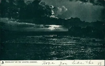 Moonlight On Bristol Channel 1903 Postmark Tucks View 951 Undivided Back • $10.86