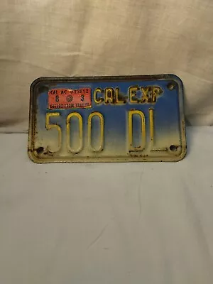 Vintage California License Plate Cotton Farm Trailer • $45