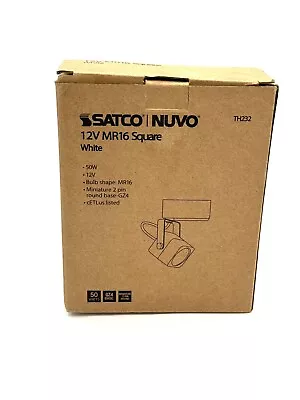 Nuvo TH232 New Boxes MR16-12V Track Head-Square-White-12V 50W Light • $12.99