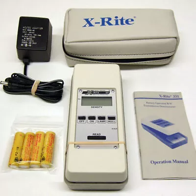 X-rite 331 Transmission Densitometer Battery Operated B/W Xrite Excellent Cond. • $367.49