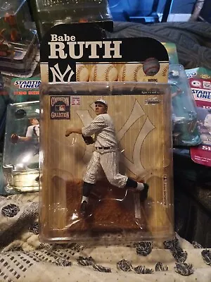 McFarlane Babe Ruth COOPERSTOWN COLLECTION MLB NY Yankees White Home Figure NIB • $30