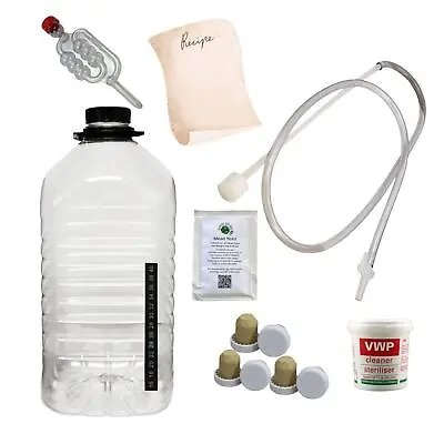 MEAD Making Starter Kit 5L M5DJ1 PET Demijohn Airlock Syphon Yeast VWP • £24.95