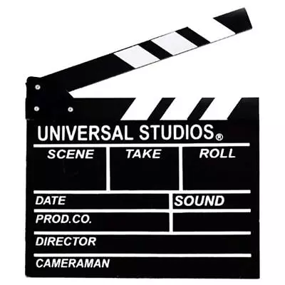 Movie Film Clap Board 12 X11  Hollywood Clapper Board Wooden Film Movie • $13.70