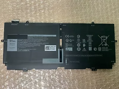 Genuine X1W0D REPLACEMENT BATTERY FOR DELL XPS 13 9310 2-IN-1 7.6V 51WHR • $245