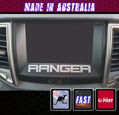 Console Decal Fits Ford Ranger Satin Silver Finish 4wd Ute Sticker • $4.90