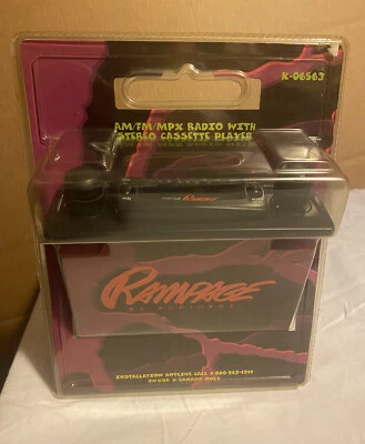 $109.99 • Buy Vintage Rampage AM/FM MPX Car Radio Stereo Cassette Player Audiovox 1998 New