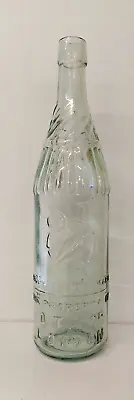 Aqua Antique London Tall Pictorial Chilli Pepper Sauce Bottle Lovely Embossing • £24