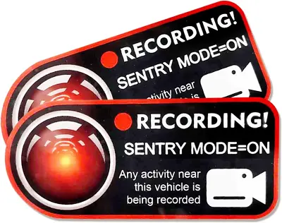 Tesla Model S3XY Sentry Mode Recorder Decal Stickers • $10
