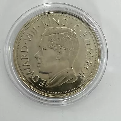 Edward Viii India 1936 Coin Gold Plated Proof • £17.50