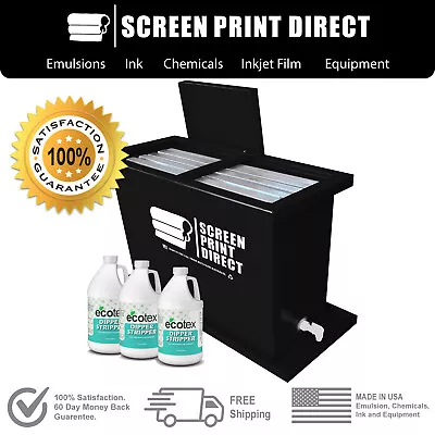 $599.99 • Buy Ecotex® Screen Printing Equipment - 30 Gallon Dip Tank & 2-N-1 Solution