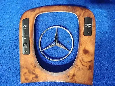 2003-06 Mercedes W220 S600 S500 Distronic Center Console Shifter Bezel Trim Wood • $35