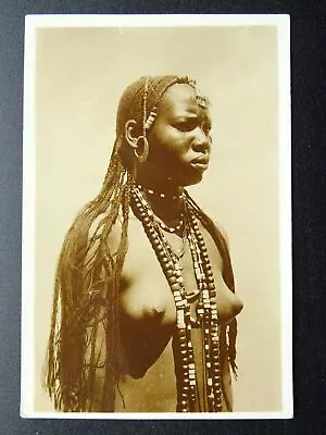 Africa Egypt Cairo EGYPTIAN WOMAN - BICHAREEN Old RP Postcard By C.P.T. • £14.75