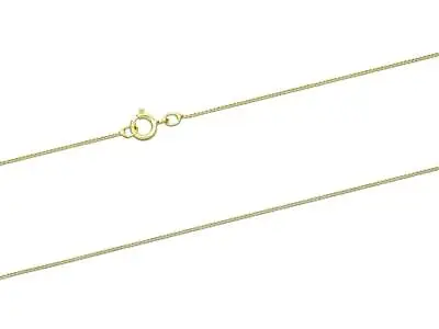 100% Genuine 9k Solid Yellow Gold Diamond Cut CURB Chain Necklace 40cm  16  NEW • $67