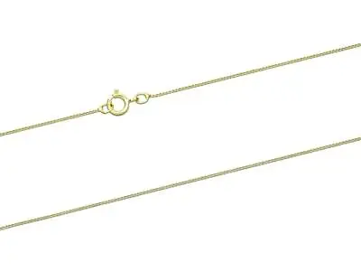 $87 • Buy 100% Genuine 9k Solid Yellow Gold Diamond Cut CURB Chain Necklace 55cm BRAND NEW
