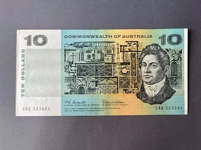 1966 Australian 10 Dollar Banknote Coombs/Wilson AUNC • $50