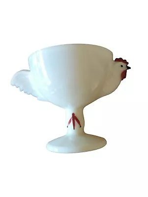 Vintage Westmoreland Milk Glass Hen Chicken Egg Cup Farmhouse • $12