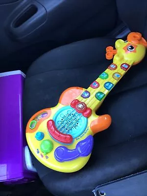 Vtech Zoo Jamz Toddler Learning Guitar Giraffe Light Musical Animal Sounds • $14.66