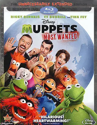 Muppets Most Wanted (Blu-ray/DVD 2014 2-Disc Set) • $4.98