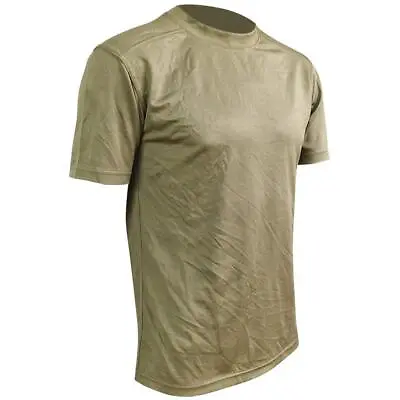 British Army PCS T-Shirt Used Military Anti Static Moisture Wicking Used Grade 2 • £6.95