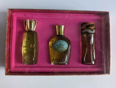 Vintage Perfume COTY Set Emeraude Heaven Sent Tigress 1960s Helena Rubinstein • $55