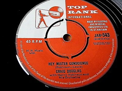 Craig Douglas - Hey Mister Conscience  7  Vinyl (ex) • £3.49