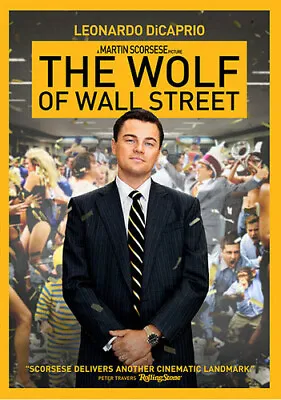 The Wolf Of Wall Street DVD Leonardo DiCaprio Martin Scorsese VG Free Ship  • $6.18