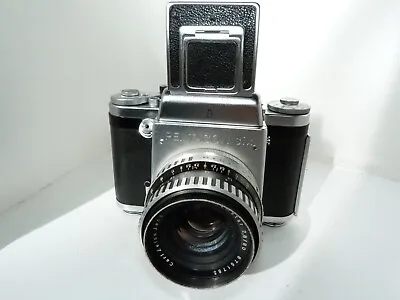 VINTAGE PENTACONSIX  6x6 F. Camera W.Waist Level Finder.CZJ BIOMETAR 80/2.8 READ • $299