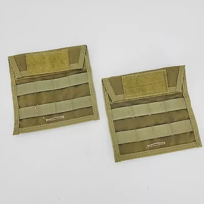 MSAP Side Plate Carrier Pouch Set Khaki MJK Allied Industries MOLLE MSAP-002KH • $24.95