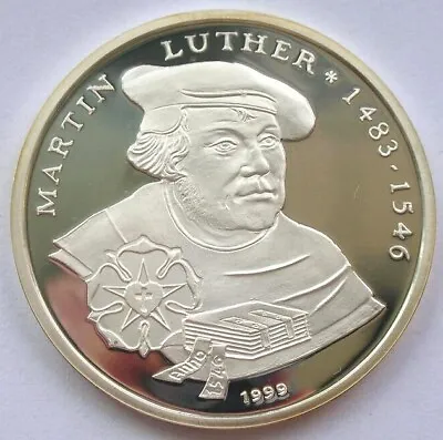 Togo 1999 Martin Luther 1000 Francs Silver CoinProof • $58.50