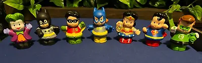 $19.99 • Buy Fisher-Price Little People DC Super Friends Heroes Superheroes Lot Of 7  #43