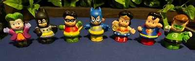 $19.99 • Buy Fisher-Price Little People DC Super Friends Heroes Superheroes Lot Of 7  #43